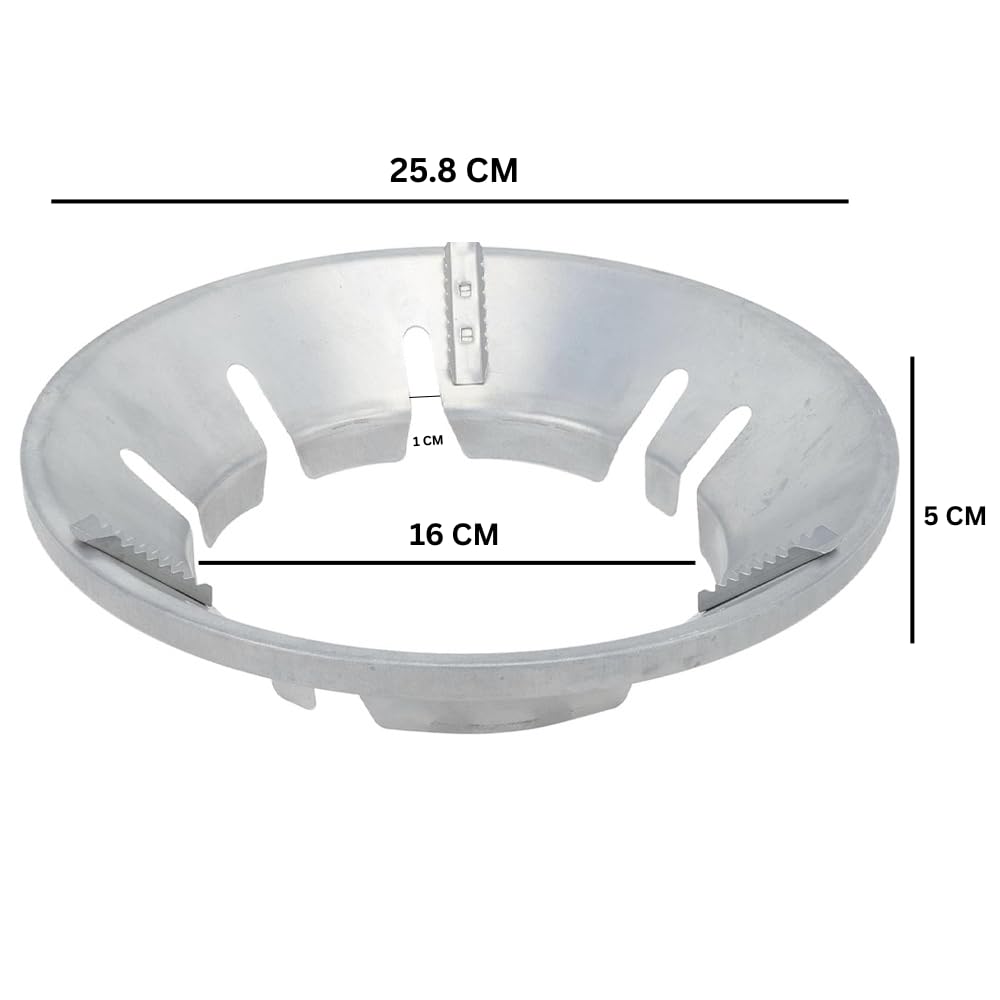 RSINC Household Gas Stove Windshield Energy-Saving Hoods Bracket Gas Ring Gas General-Purpose Fire Cover for Gas Stove Pack of 2