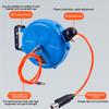 Compressor Hose Reel Retractable 10M Automatic Rewind Tool Commercial Reel With Swivel Bracket Quick Coupler Air Compressor