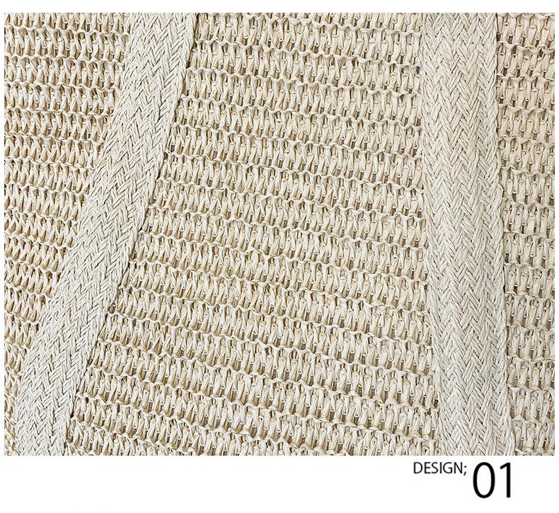 Women's Large Capacity Tassel Straw Beach Tote - Hand-Woven Shoulder Bag