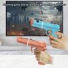 2PCS Shooting Game Gun Controller for Switch 2 Joy-Con Hand Grip Motion Controller Game Gun Gunstock Grip Game Accessories