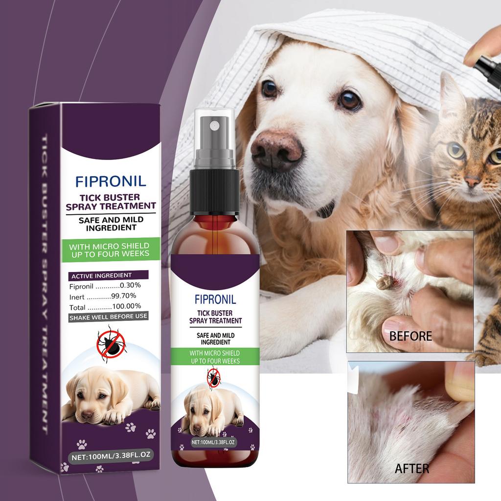 Pet Insect Spray Protects Your Mild Ingredients Pet Insect Spray 100ml