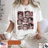 Funny Cartoon Faces Shirt Vintage Style Graphic Tee Unisex Cute T Shirt