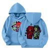Child Fashion Lightweight Long Sleeve Pullover With Pockets  Print Hoodie