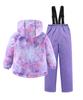 LUCKYLUAN Snowboard and Ski Wear Set for Girls and Sizes Jacket and and Warm for Snow Wisteria Size 130 Kids' Boys, 110-150cm, Pants, Waterproof,