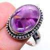 Sage Amethyst Gemstone Handmade 925 Sterling Silver Jewelry Ring Size 9