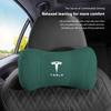 Tetieră din piele întoarsă pentru mașină, pernă respirabilă din spumă cu memorie pentru gât, pentru Tesla Model 3 Y S X Cybertruck Juguete Roadster Coil Bonina