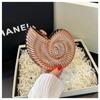 Design Sense of Conch Bag for Women  Acrylic Bag  Diagonal Chain  Cross Bag Shaped  New