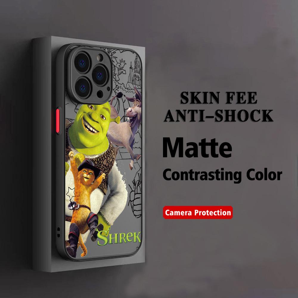 HOT Cartoon Funny Movie Shreks Phone Case For Xiaomi Redmi Note 14 13 12 12S 11 11S 10 10S 9T 9S 8 7 Pro Plus 4G 5G Matte