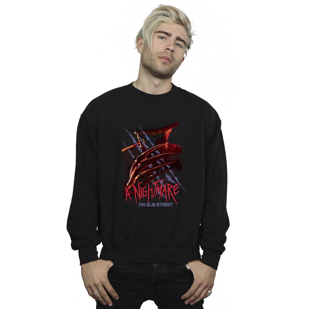 A Nightmare On Elm Street Mens Freddy Claw Sweatshirt