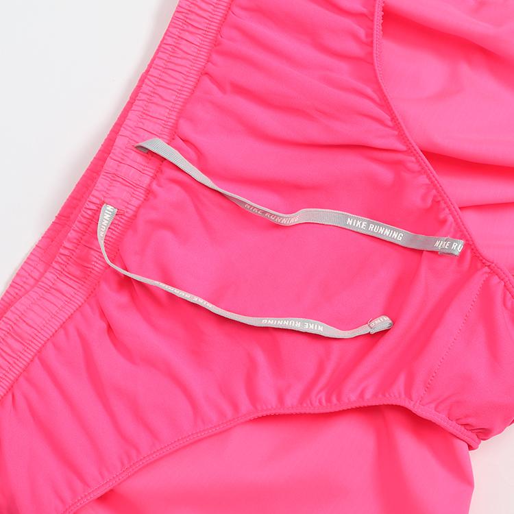 Nike Solid Color Logo Print Straight Leg Casual Shorts Women Shorts Pink 904788-639