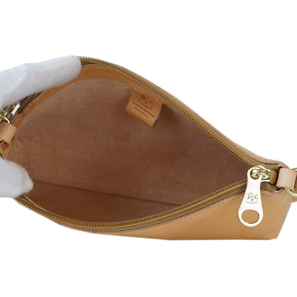 IL BISONTE Leather Shoulder Bag In Vachetta Leather (Product Code: BSH091 PV001 NA158)