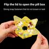 SW Portable Travel 7 Grids Pill Box Weekly 7 Days Pills Case Vitamin Fish Oils Medicine Storage Container Organizer Jewelry Box