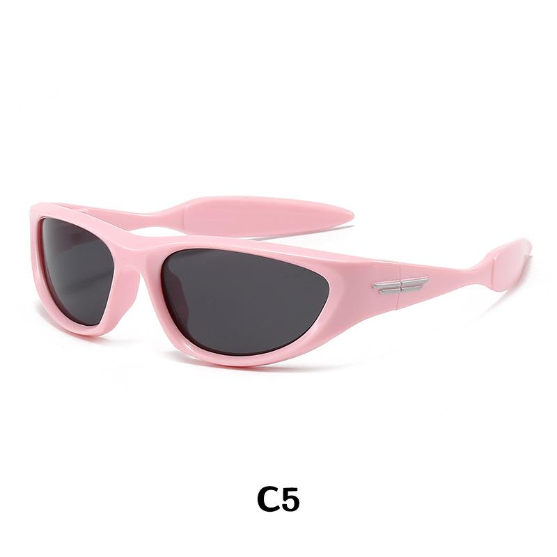 Kids UV Protection Sunglasses Fashion Sports Riding Silicone Frame Childrens Glasses 23087