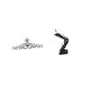 Abstract Figure Metal Wall Art Decor Floral Plaque Decorative Objects for Patio Indoor Outdoor Porch