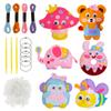 Toy Sewing Kit Easy Sewing Doll Kit for Beginner Handcraft Sewing Fun Learn To Sew Colorful DIY Handcraft Sewing Fun Kits