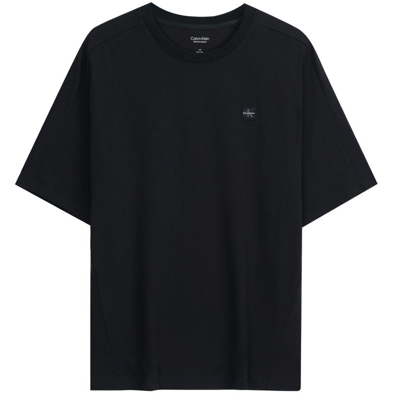 

Calvin Klein Casual Commuting Letter Square Logo Running Training Knit Short Sleeve T-Shirt Men Tops GMS6K112 L