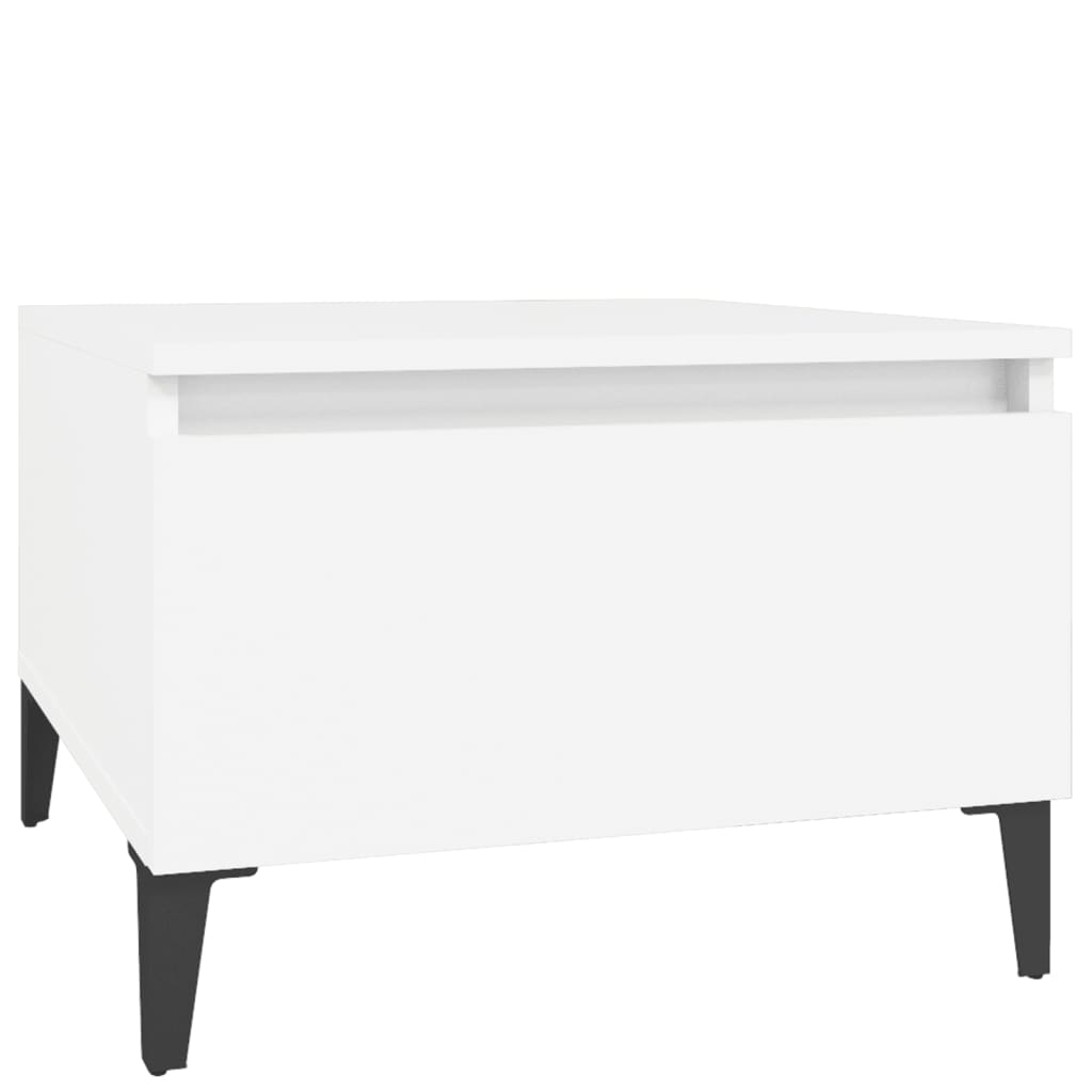 Minimalistischer Sofatisch Im Minimalistischen Stil 2 Stück Aufbewahrungstisch Mit Schubladen, TV-Sideboard Für Das Wohnzimmer, 50x46x50 Cm