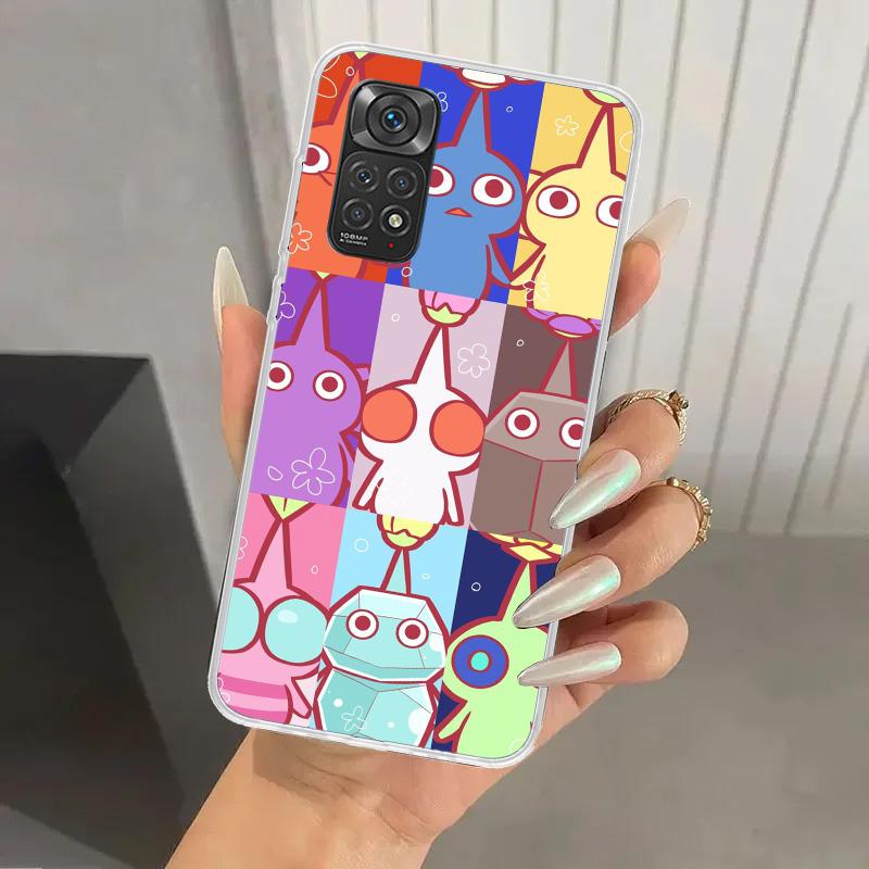 

Game P-PikminS 4 Phone Case for Xiaomi Redmi Note 15 14 14S 13 12S 12 Pro 11S 11 Plus 11T 11E 10S Soft Funda Print Shell Redmi N Redmi Note 12 Pro 5G