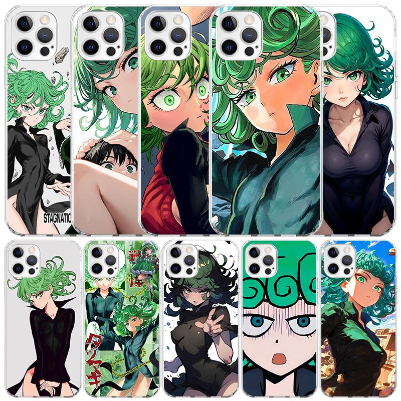One P-Punch-Man Tatsumaki Phone Case For IPhone 16 17 Air 16E 15 14 Plus 13 Mini 12 11 Pro Max 7 8 + SE 2020 Soft TPU Back Cover