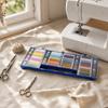 64 Spools Sewing Thread Kit 32 Color Sewing Tools Set Thread Spools Set  For Sewing Machine