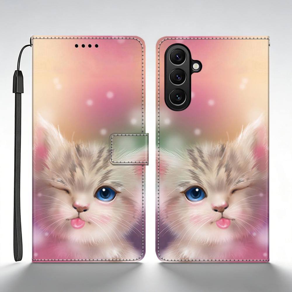 

A56 5G Case For Samsung A56 5G Case Wallet Leather Flip Cover For Samsung Galaxy A56 Case Printed Book Cover Coque Fundas Etui Samsung A56 5G