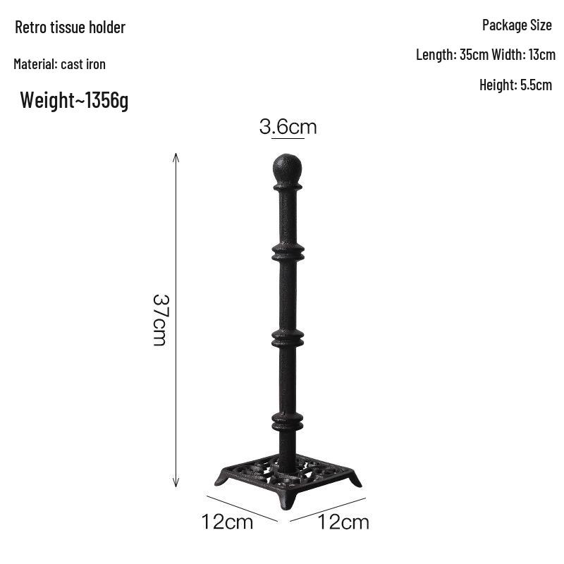 

Европейский ретро чугунный держатель для салфеток в виде птицы и стойка для пищевой пленки для гостиной или обеденного стола