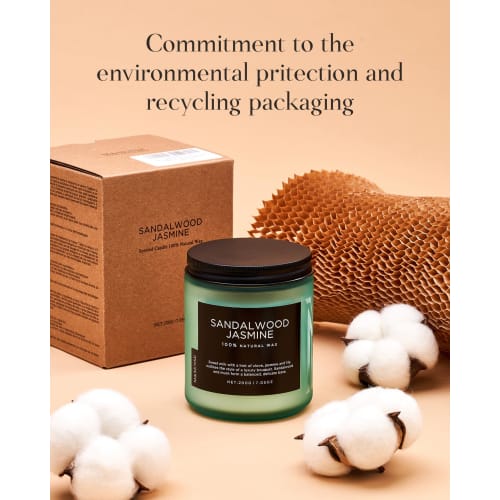 M&SENSE Aromatherapy Candle, Mini Candle, Summer's Night Scent, 50-Hour Burn Time, 200g, Soy Wax Jar Candle, Relaxing Gift for White Day, Valentine's