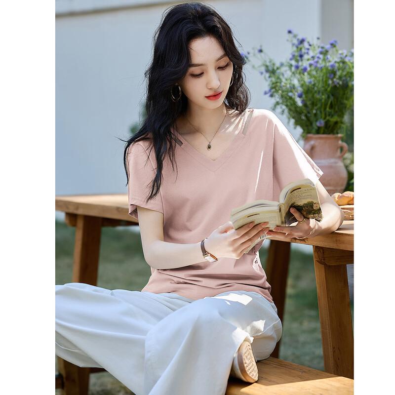 Women's V-Neck Short Sleeve T-Shirt