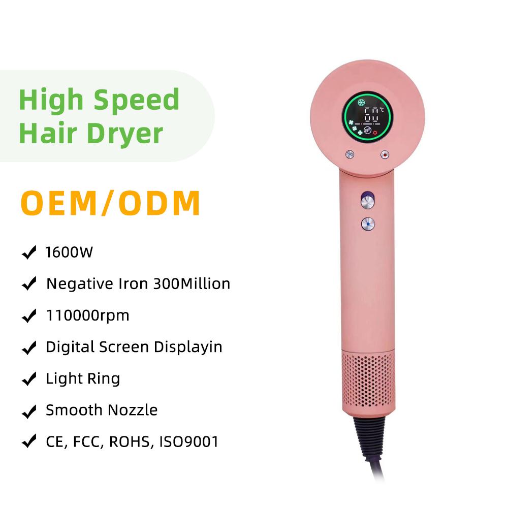 Portable Hairdryer for Women Professional Salon Hairdryer Ionic Infrared Hairdryer Professional Professional Salon Hair Dryer 110-120 V&EU Plug