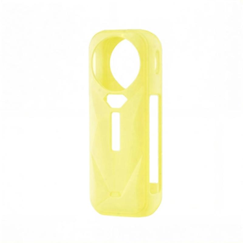 Shockproof Silicone Protective Cover For X5 Action Cameras Case Shell AntiScratch Resistance Design Easy Installation жёлтый