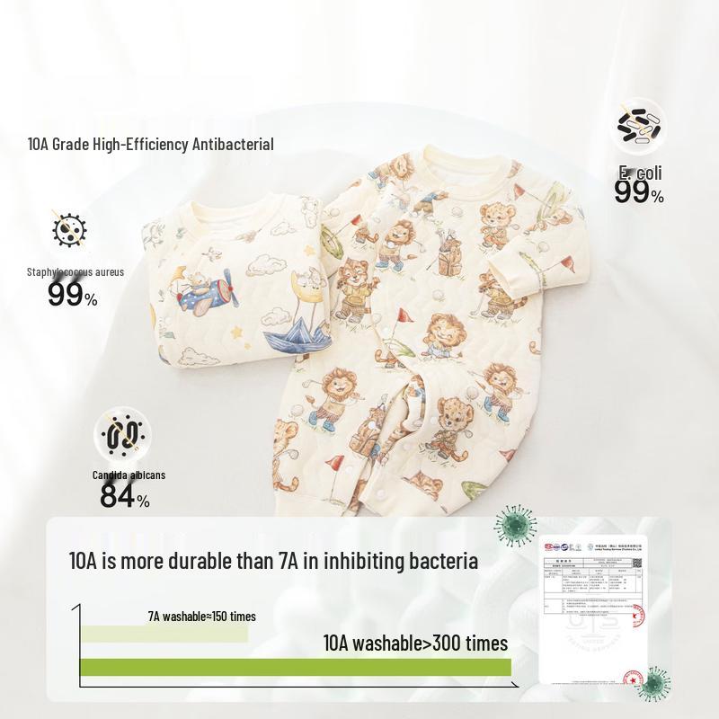 Infant Quilted Warm Romper 73