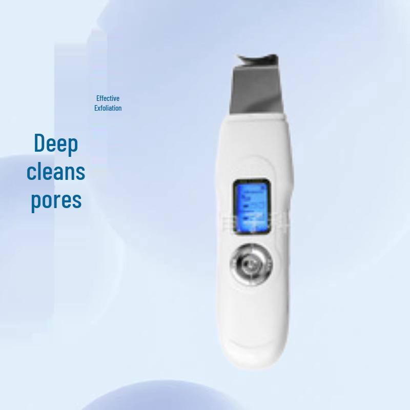 Ultrasonic Skin Scraper Device: EMS Microcurrent Pore Cleanser & Facial Rejuvenator белый