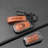 DBGO4 Leather Zinc Alloy Car Flip Key Case Cover Holder Shell Kerring For Citroen C3 C4 CACTUS C6 C8 Auto Key Protector Accessories