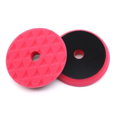 Tampone lucidante per auto, lucidatrice, macchina per ceratura, lucidatura, pulizia, adattatore per trapano, disco in spugna triangolare da 5 pollici