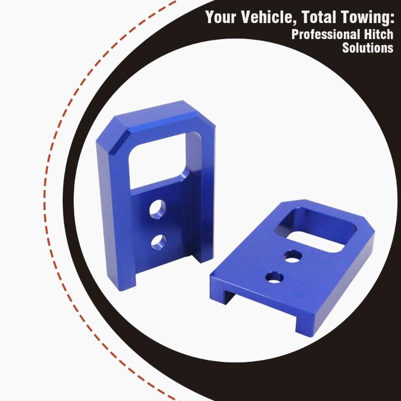 2pc Heavy Duty Aluminum Tow Hooks with Easy Installation Rusts Resistant Tow Support Suitable for 2024 2026 Vehicle