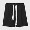 Women's High-Waist Elastic Sports Shorts - Summer 2024 Korean Style Wide-Leg Casual Pants