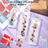 Keychain Craft Set with Alloy Charm Keyring Making Materials Alloy Texture for Jewelry Making and Other Accessories