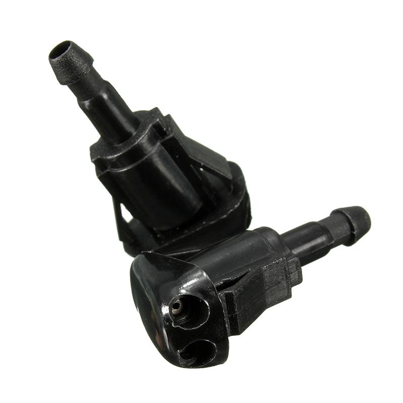 Car Universal Front Windshield Wiper Nozzle Water Fan Spout Cover Washer Outlet Adjustment Jet Sprayer Sprinkler