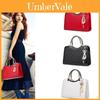 Fashionable Pu Leather Shoulder Bag With High Capacity And Rhombus Design For Women