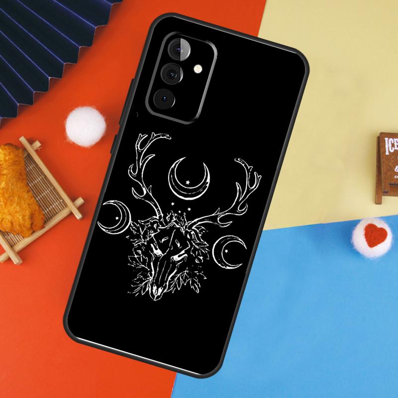 Witchcraft Occult Pentagram Case For Samsung Galaxy A17 A35 A55 A06 A16 A26 A36 A56 A53 A32 A52 A33 A13 A14 A34 A54 A15