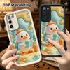 Phone Case: 2D flat design suitable for Samsung Galaxy A34 A35 M05 M06 S20 S22 S21 FE Plus 5G protective case, travel little duck, perfect Christmas a