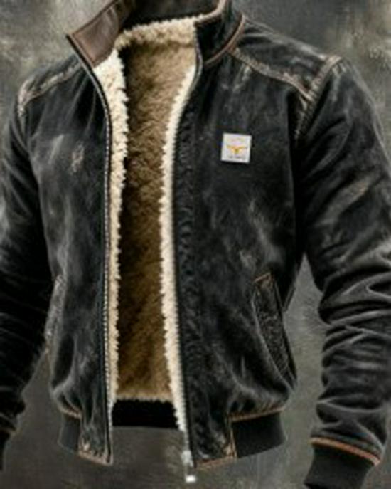 European and American Plus Velvet Hooded Jacket for Autumn and Winter