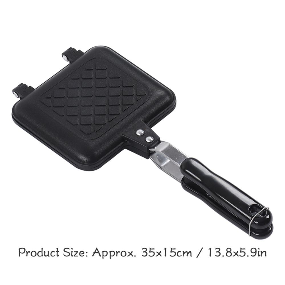 Non-Stick Panini Maker Flat Bottom Frying Pan Stovetop Press Sandwich Maker  Camping/Outdoors