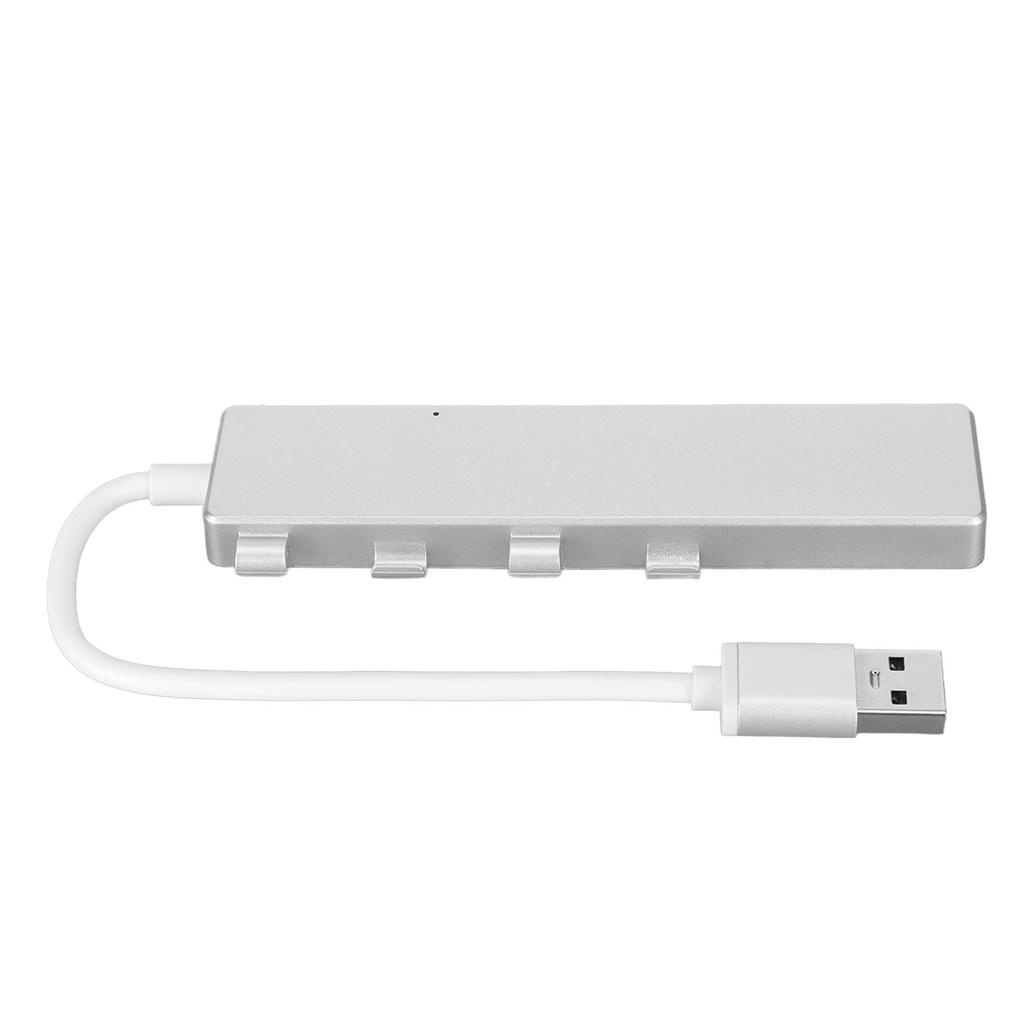 USB Hub Multiport USB3.0 3 USB2.0 USB C Docking Station for Connecting USB Flash Drive Wireless Mouse Keyboard Silver