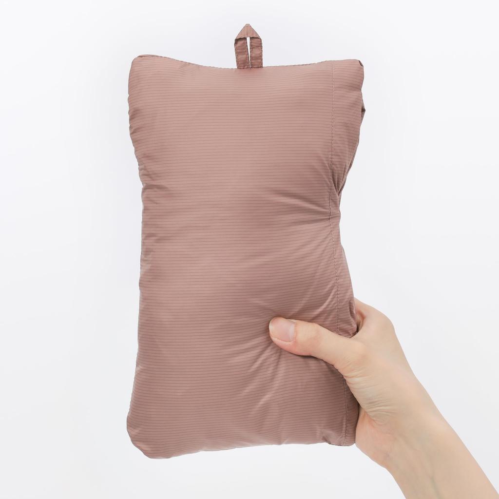 MUJI Leichte Daunenjacke für Damen, faltbar, ohne Kragen, BD10GA5A, Hellbeige, Damengröße XL