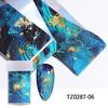 Nail Art Transfer Paper Ink Smudging Nail Marble Pattern Cloud Starry Sky Sticker Japanese Diy Decoration 100Cm