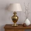 LED Table Lamp Off White Beige 68.58 Cm Lampshade Bedside Stylish, Living Room, Bedroom, Home Decoration, Hotel Gift