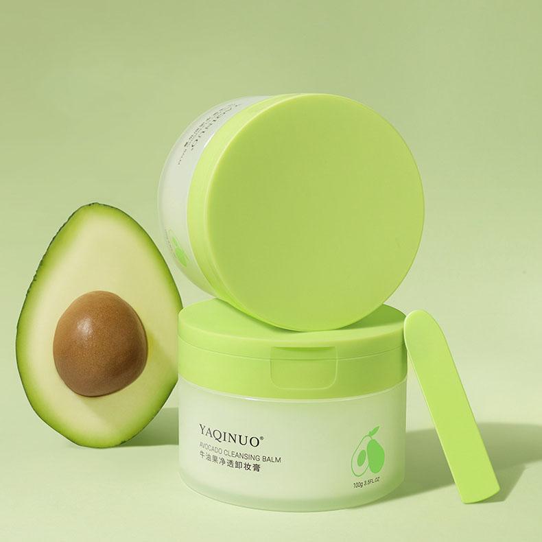 100 Ml Avocado Makeup Remover for Women Removes Blackheads Facial Cleansing and Makeup Remover Gentle and Non-Irritating