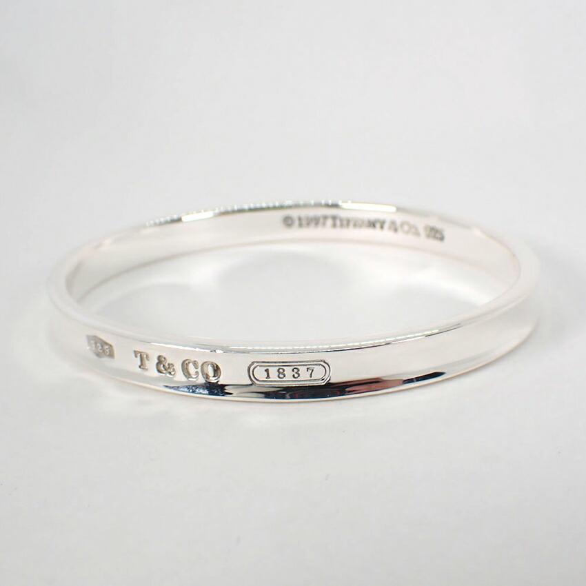 [Used] TIFFANY 925 1837 Narrow Bangle/j10-10