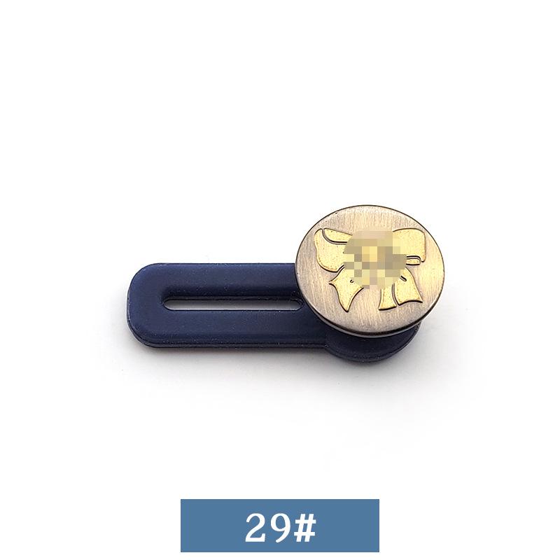 Adjustable Metal Waist Extension Button for Jeans